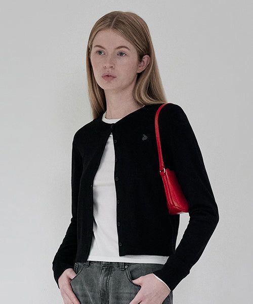 KIRSH（キルシー）の「KIRSH プレーンソフトタッチカーディガン [BLACK]（トップス）」