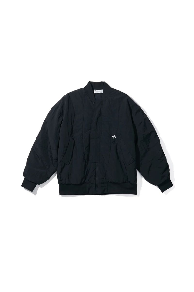 NīNEpointNīNE（ナインポイントナイン）の「GRADE BOMBER JACKET - BLACK （Jackets/Outerwear）」