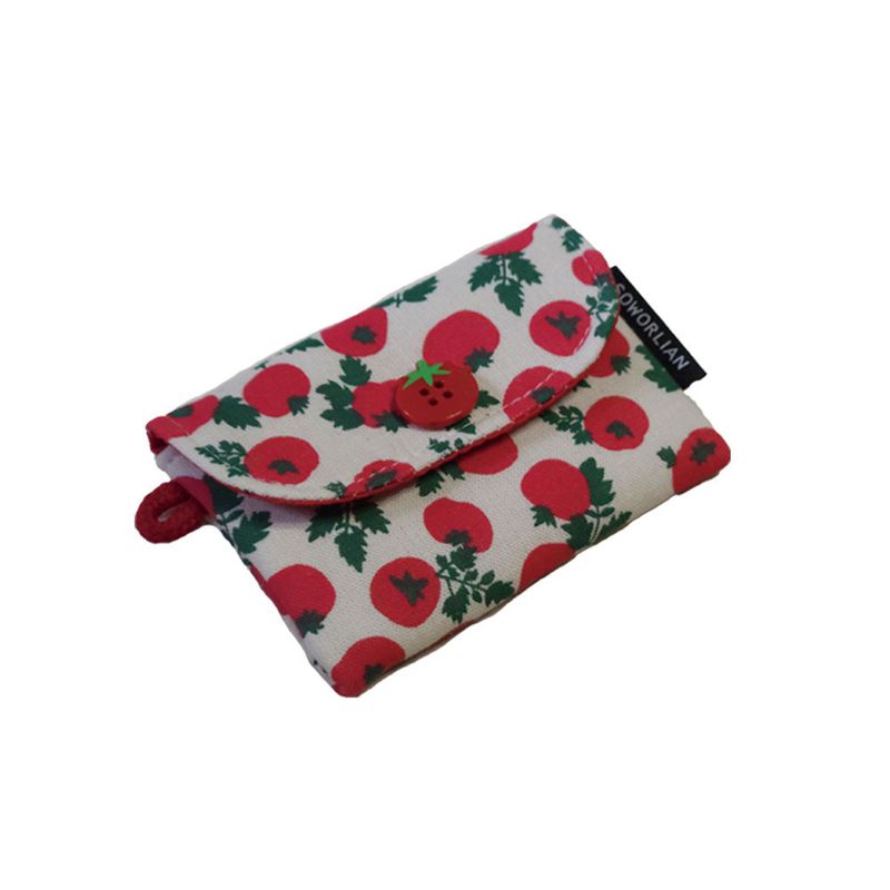 Simple Card wallet _Red Tomato
