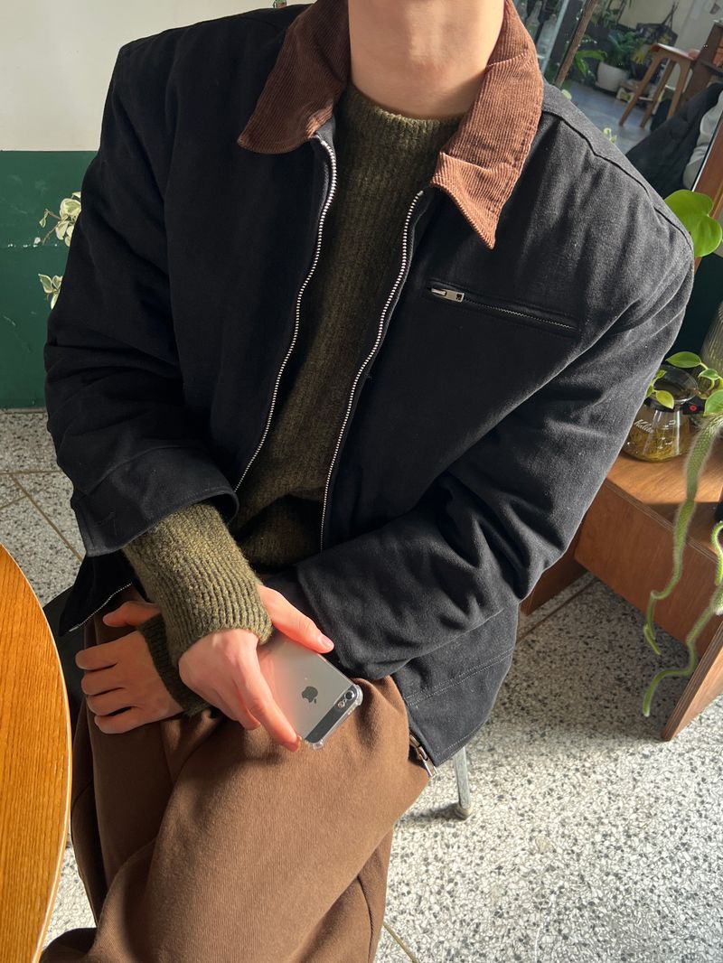 Overcast Color-Block Padded Jacket (2 Colors)