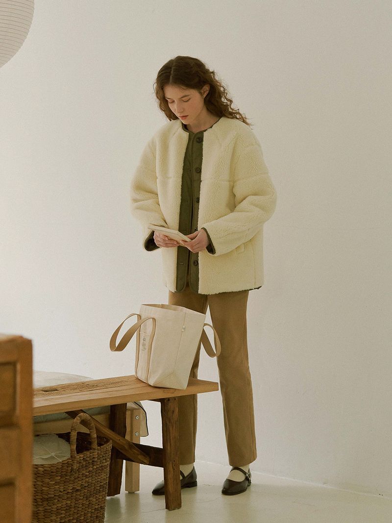 Straight cotton pants