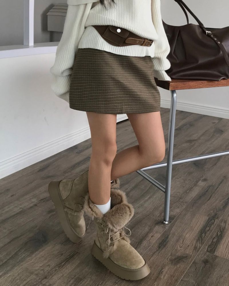 [ORIGINAL] Lynch Low Checkered Skirt