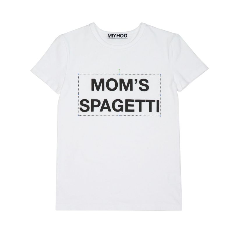 MOMS SPAGETTI EDIT TEE ( WHITE )
