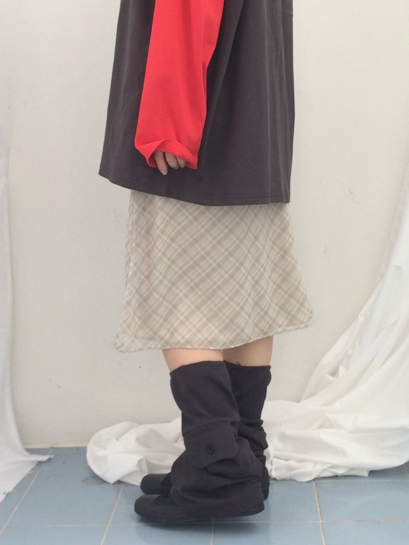 Number-printed color long sleeve