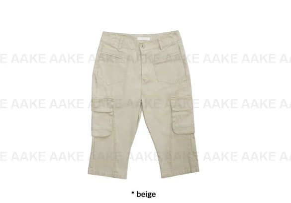 VINTAGE CARGO CAPRI PANTS