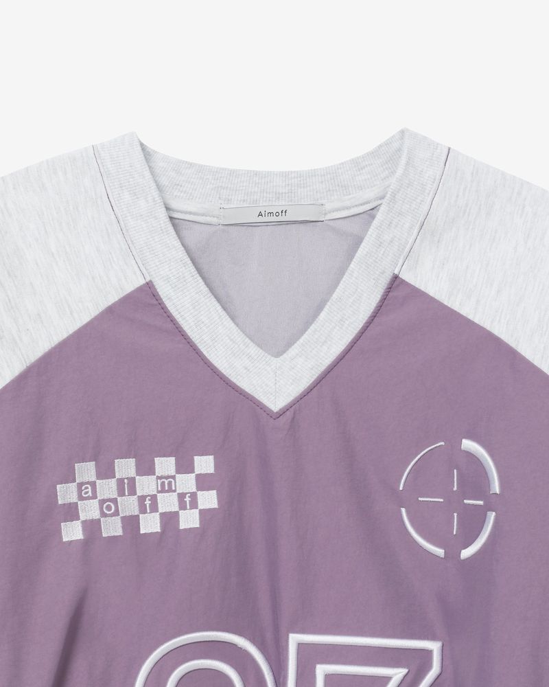Calico set-up sweatshirts [ white melange ]