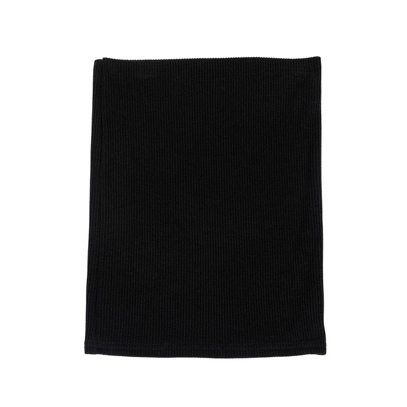90's rib tube top (BLACK)