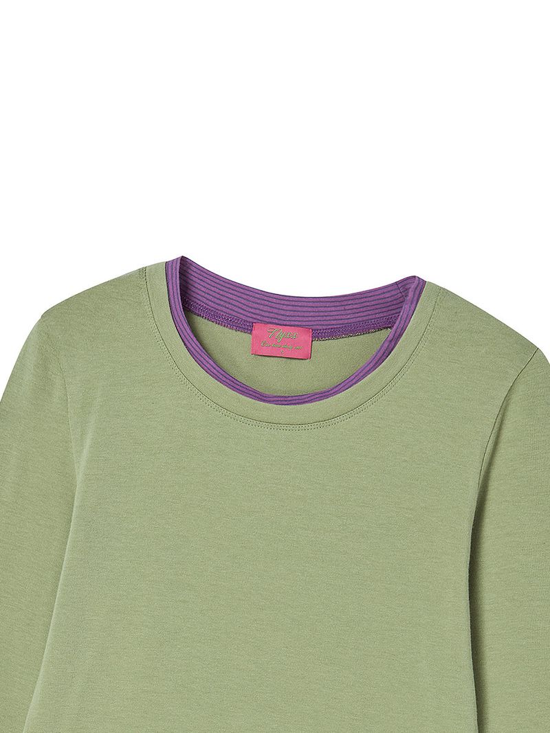 EMBLEM LAYERED L/S GREEN