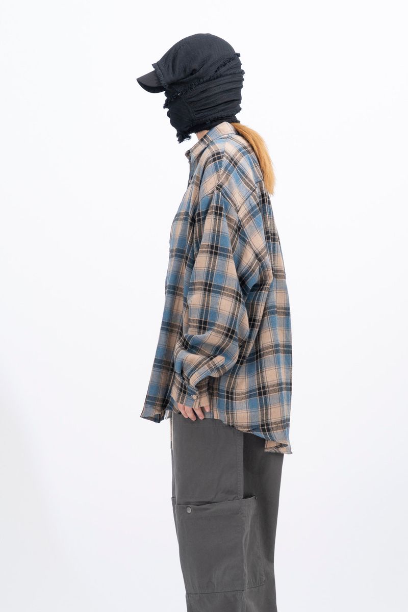 Ralph boxy over-check shirt