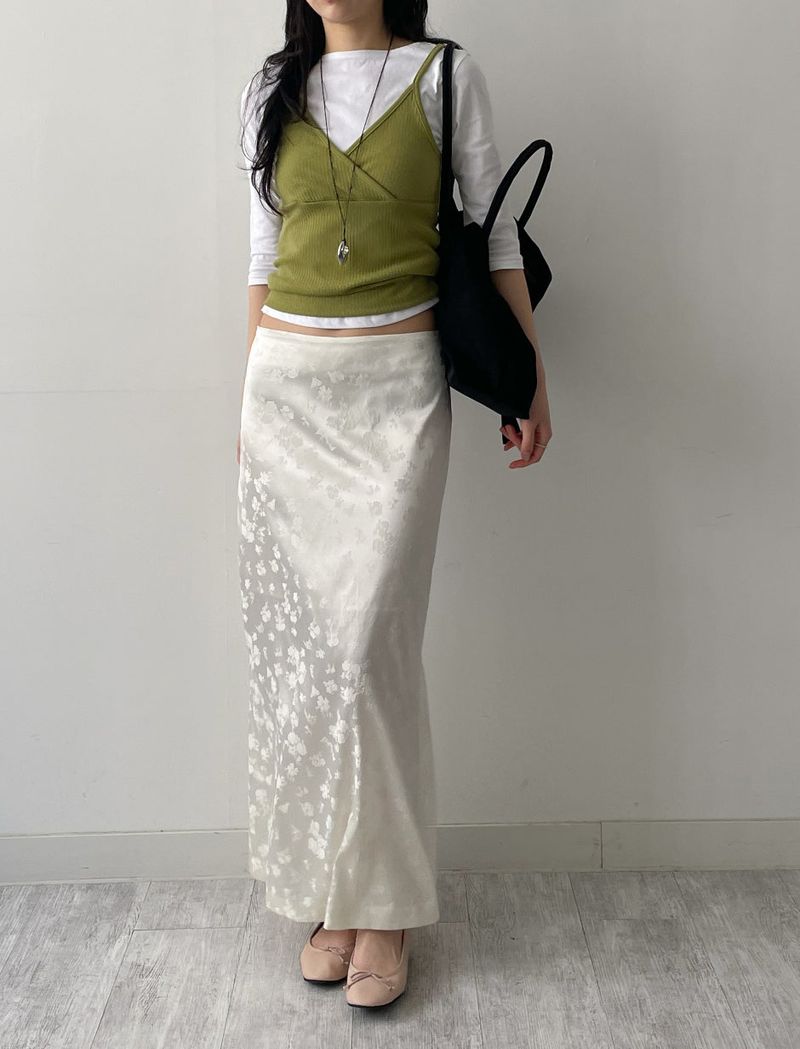 Tone-tone Ribbed Sleeveless