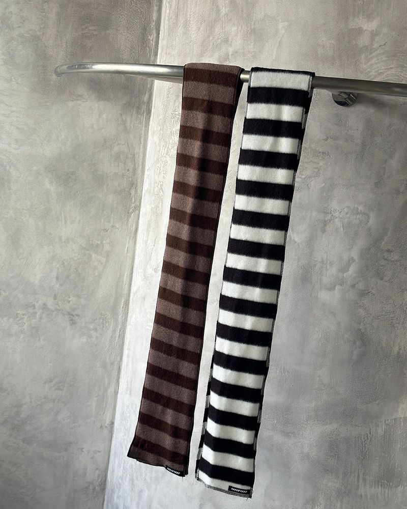 Delight-J（ディライトジェイ）の「Petit striped scarf muffler（Fashion Accessories）」