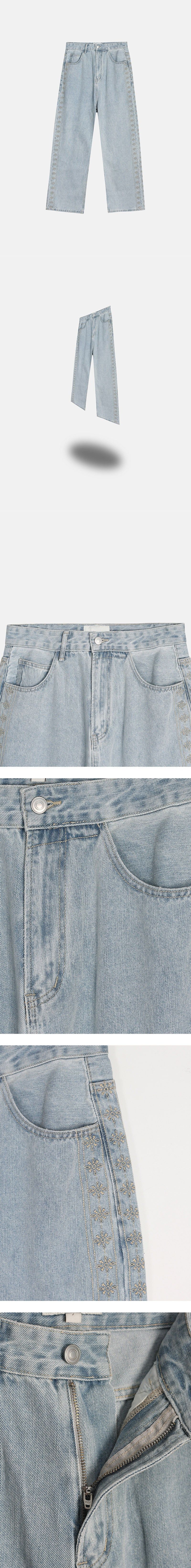[S/S] Handmade stitch denim pants(2color)