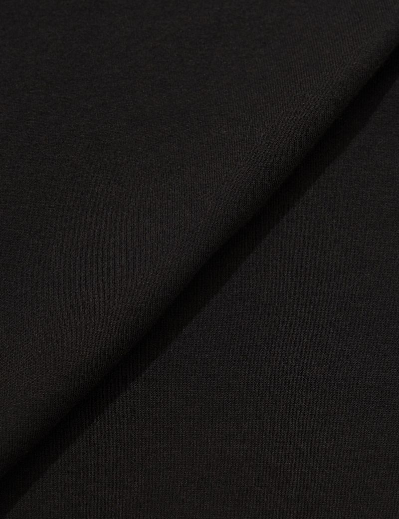 ST FRILL CONTRAST SLEEVELESS(BLACK)
