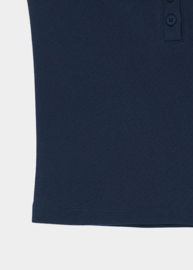 [B-BASIC] Tension Standard Square Henley Neck Sleeveless Top (2 SIZE)