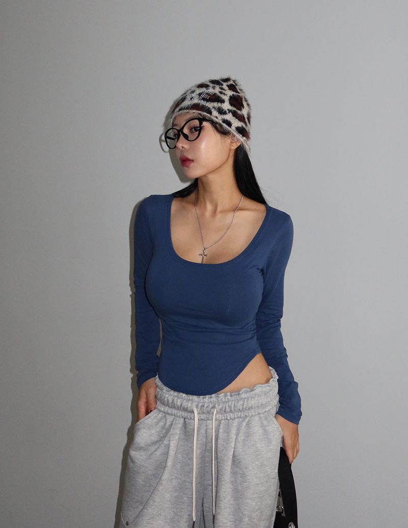 8 color napping pintuck banding wide pants