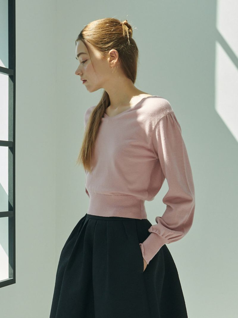 Emma Puff Knit (Pink)
