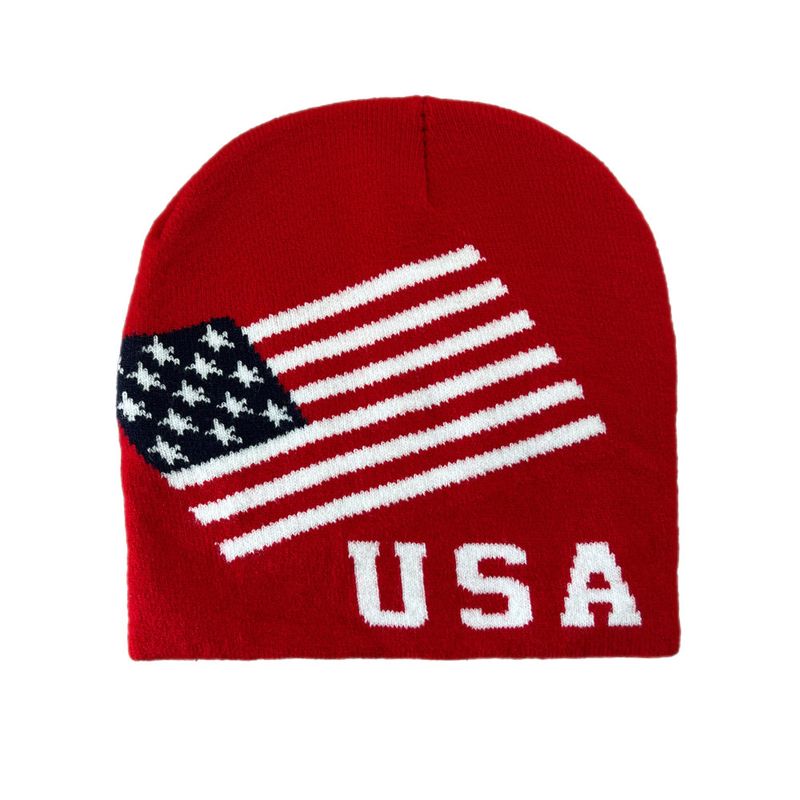 USA Flag Freedom Basic Beanie (3 colors)