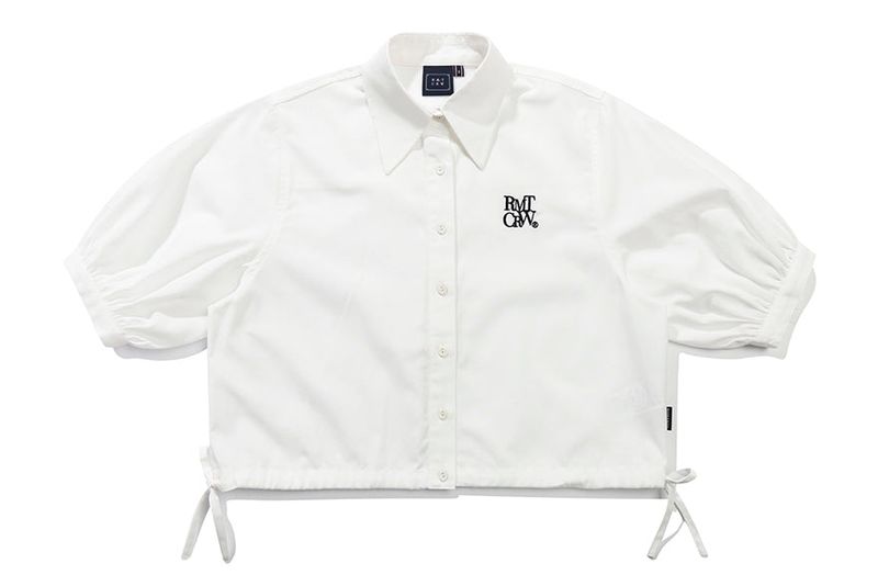 ROMANTIC CROWN（ロマンティッククラウン）の「WOMANS BALLOON HALF SHIRT_WHITE（Tops）」