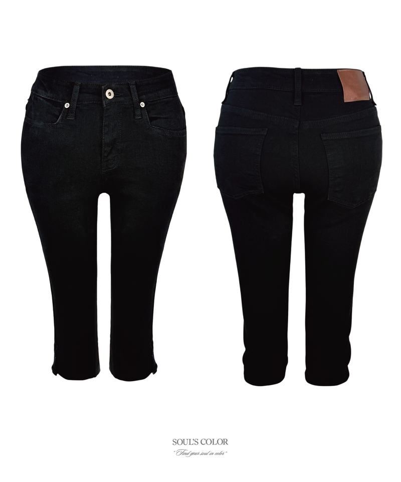 SOUL'S COLOR（ソウルズカラー）の「Slim capri denim pants (3size-S/M/L)（Pants）」