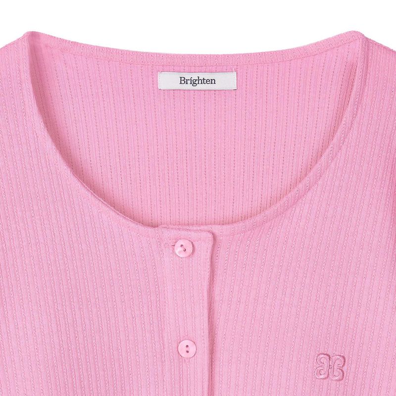 Bella Semi Crop Cardigan Fuchsia