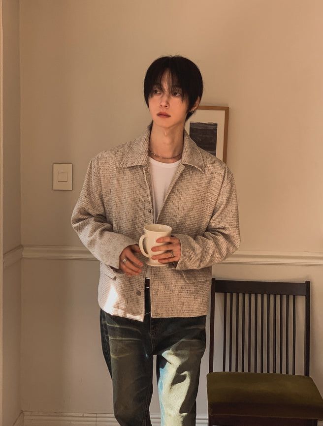 Cosley Tweed Crop Jacket