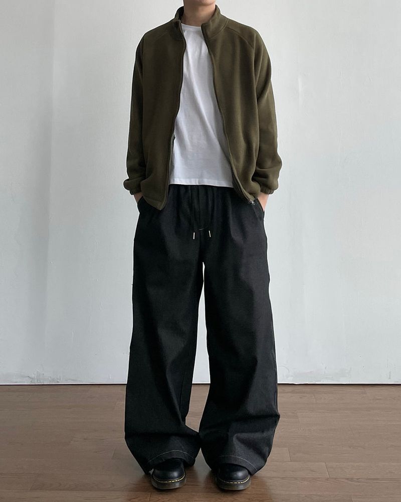 Revol Lettering Denim Pants