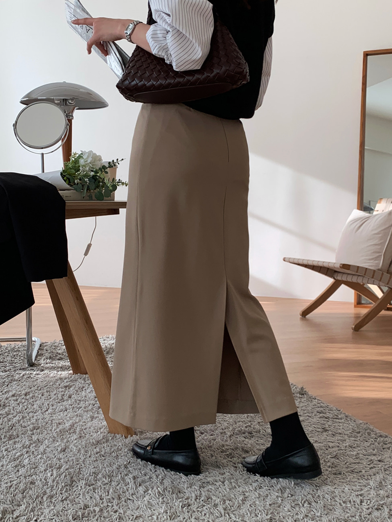 Setter Slit Belt Skirt / 4 colors