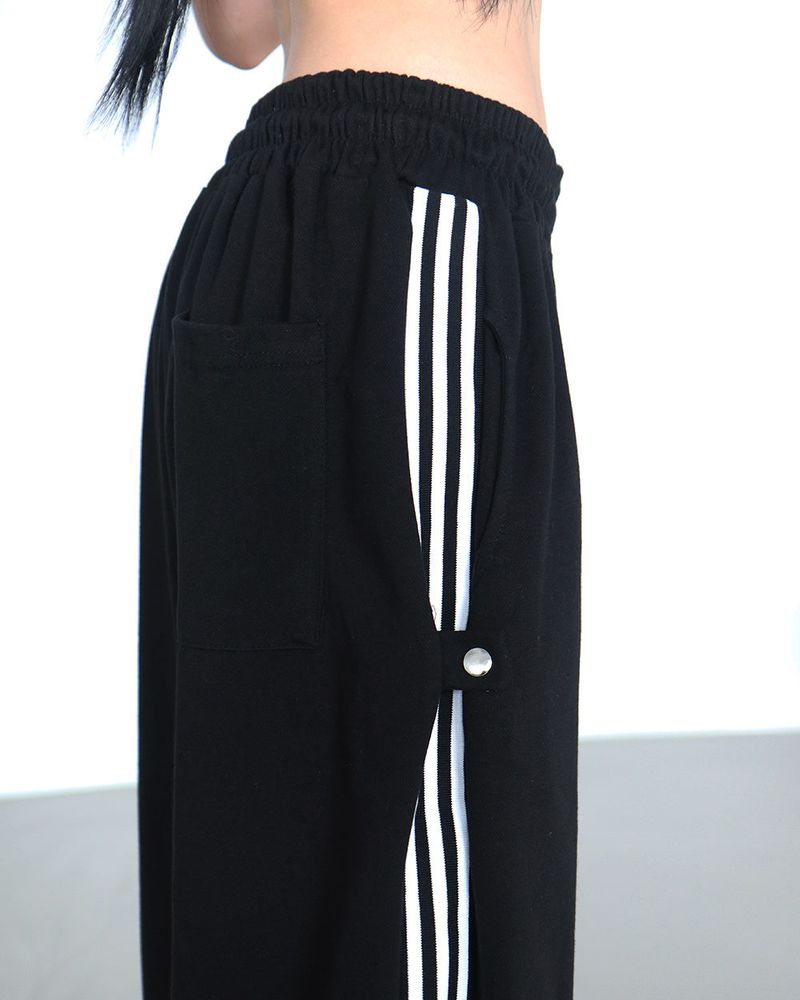 Track Point String Wide Pants