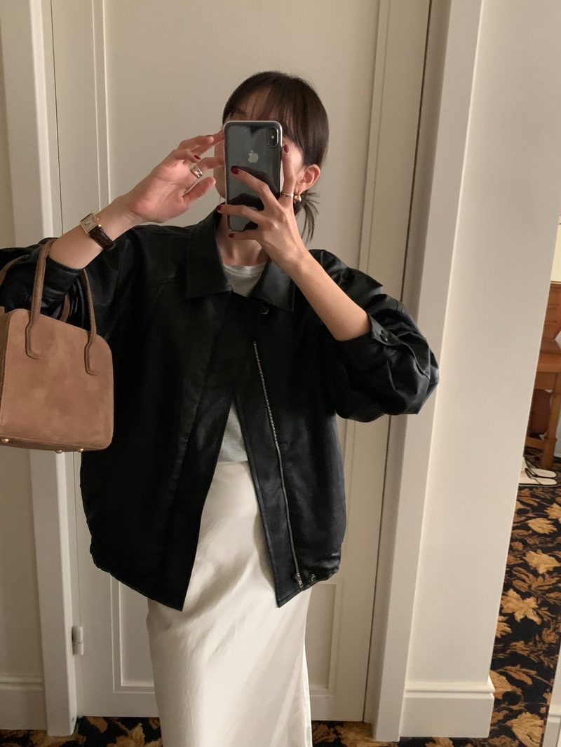 LEMOIR（ルモア）の「[MADE] SILKY SATIN SKIRT（Skirts）」