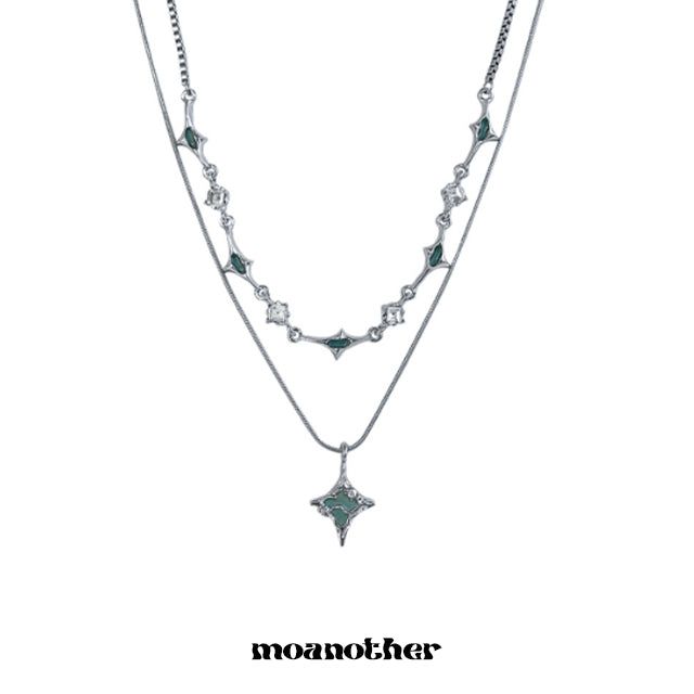 [S.Steel] Layered Oriental Surgical Necklcae