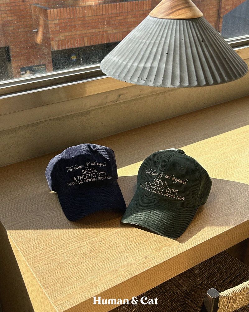 SEOUL CORDUROY BALL CAP / NAVY