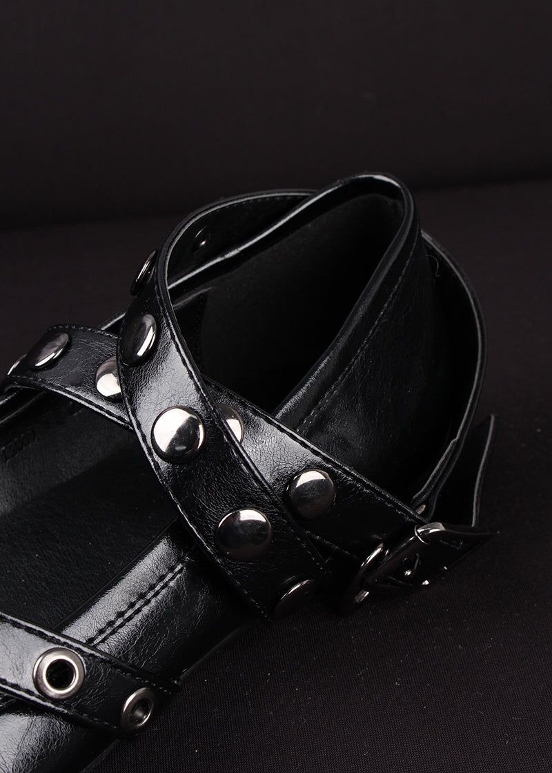STUD FLAT SHOES