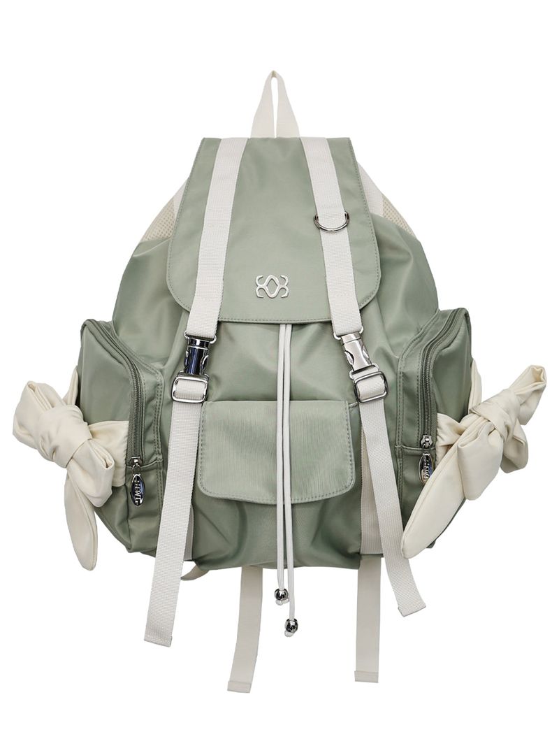SIWL107(シウォル107)の「Bow Backpack (Nylon Mute Khaki)(Bags)」