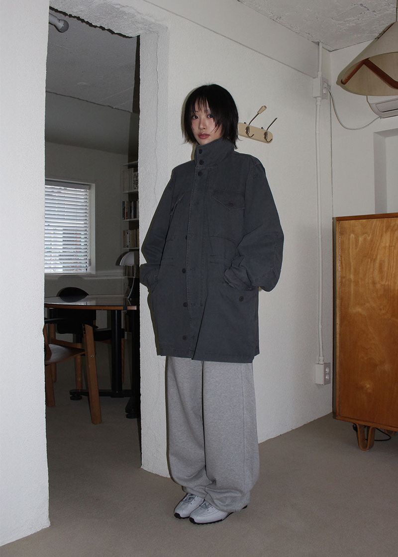 EYELET WIDE JOGGER PANTS (4color)