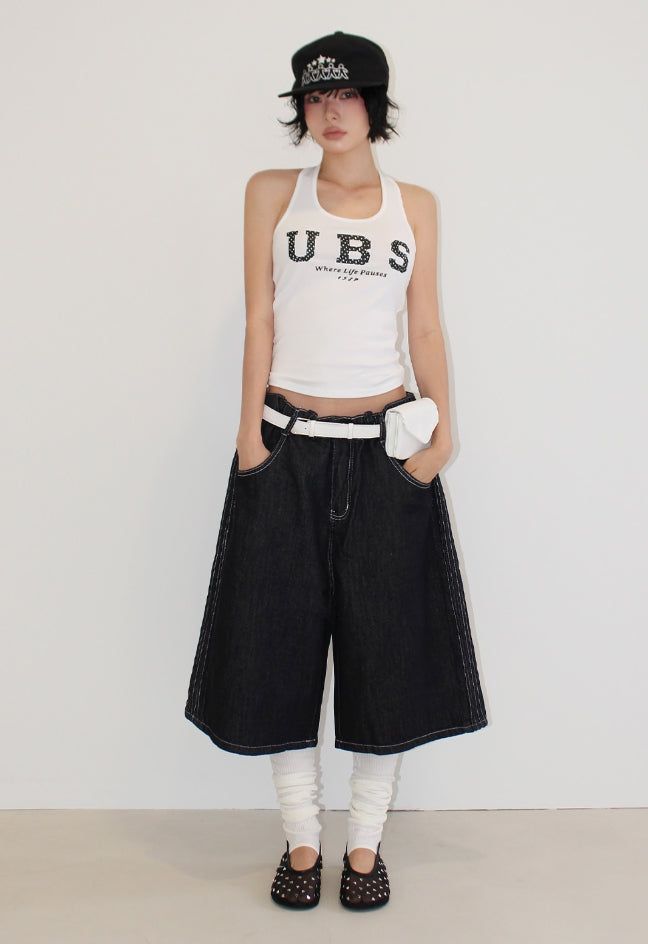 UBS DOT HALTER TOP