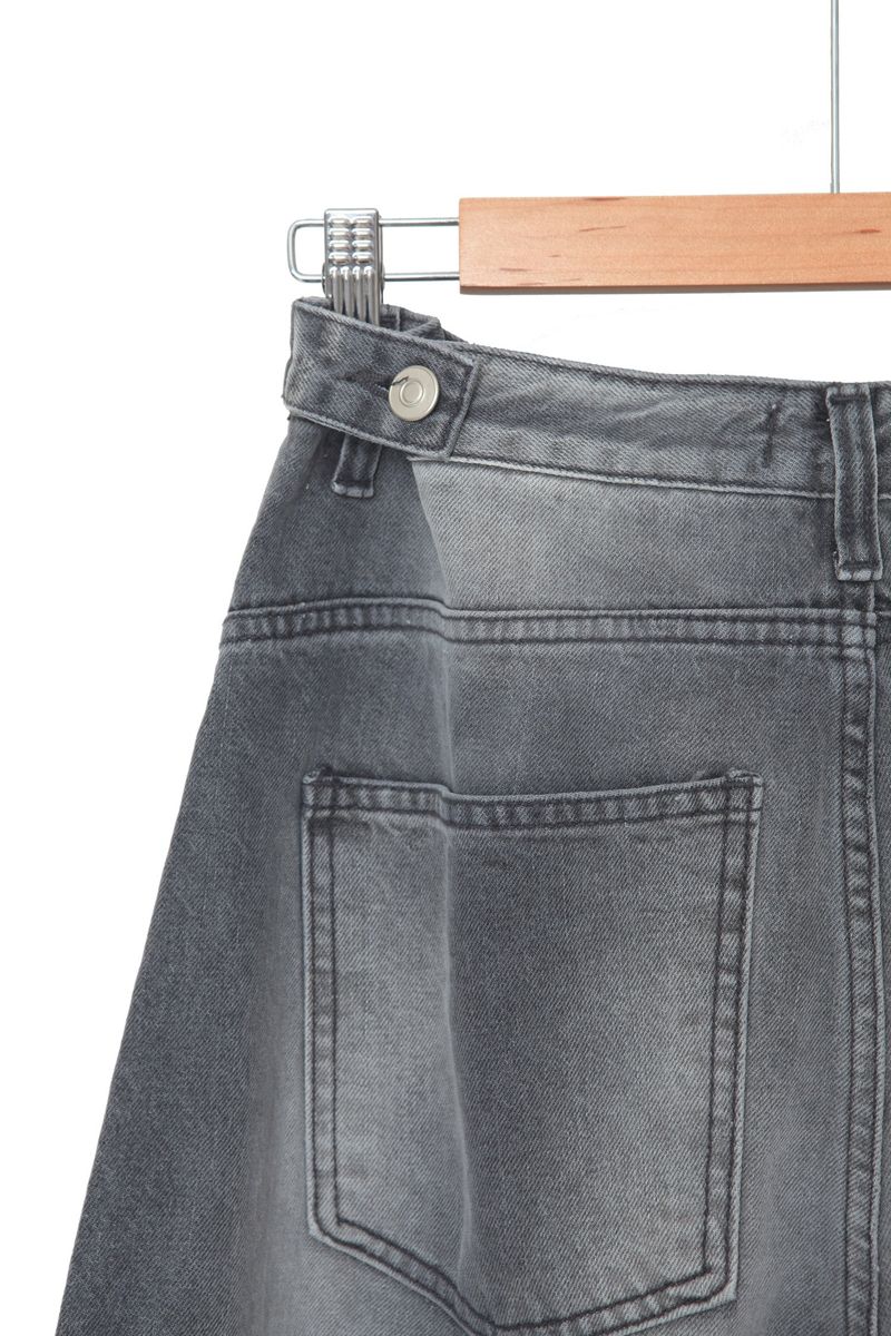 destroyed balloon denim pants