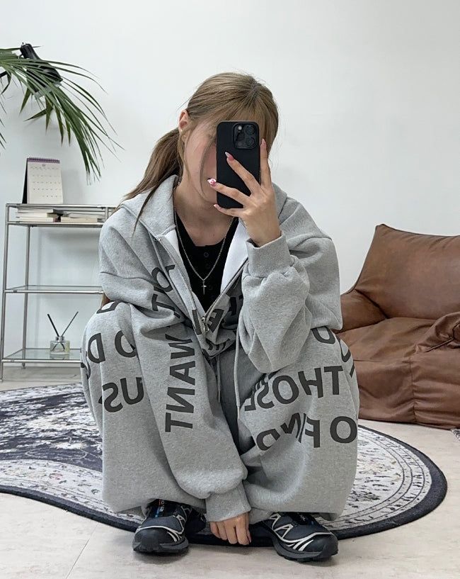 Freno Lettering Sweatpants
