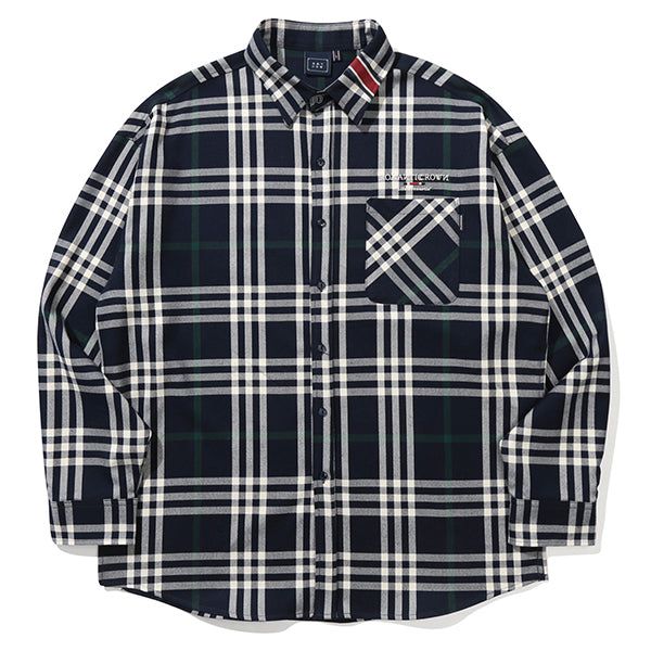 SIGNATURE CHECK SHIRT_NAVY