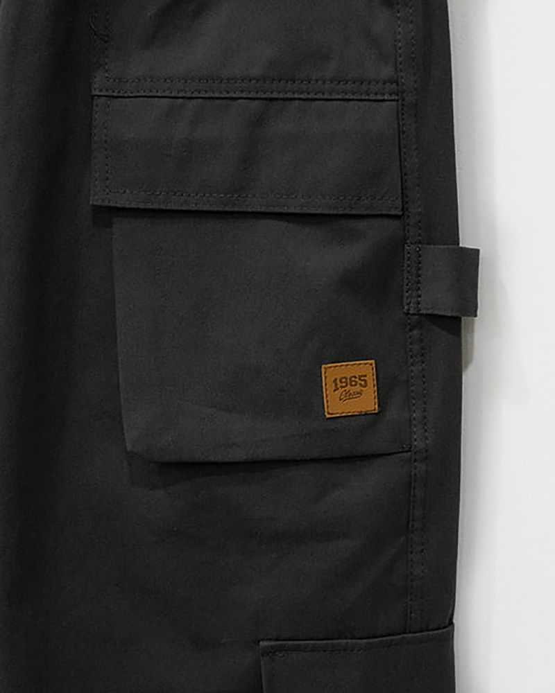 Utility Patch Wide Cargo Pants