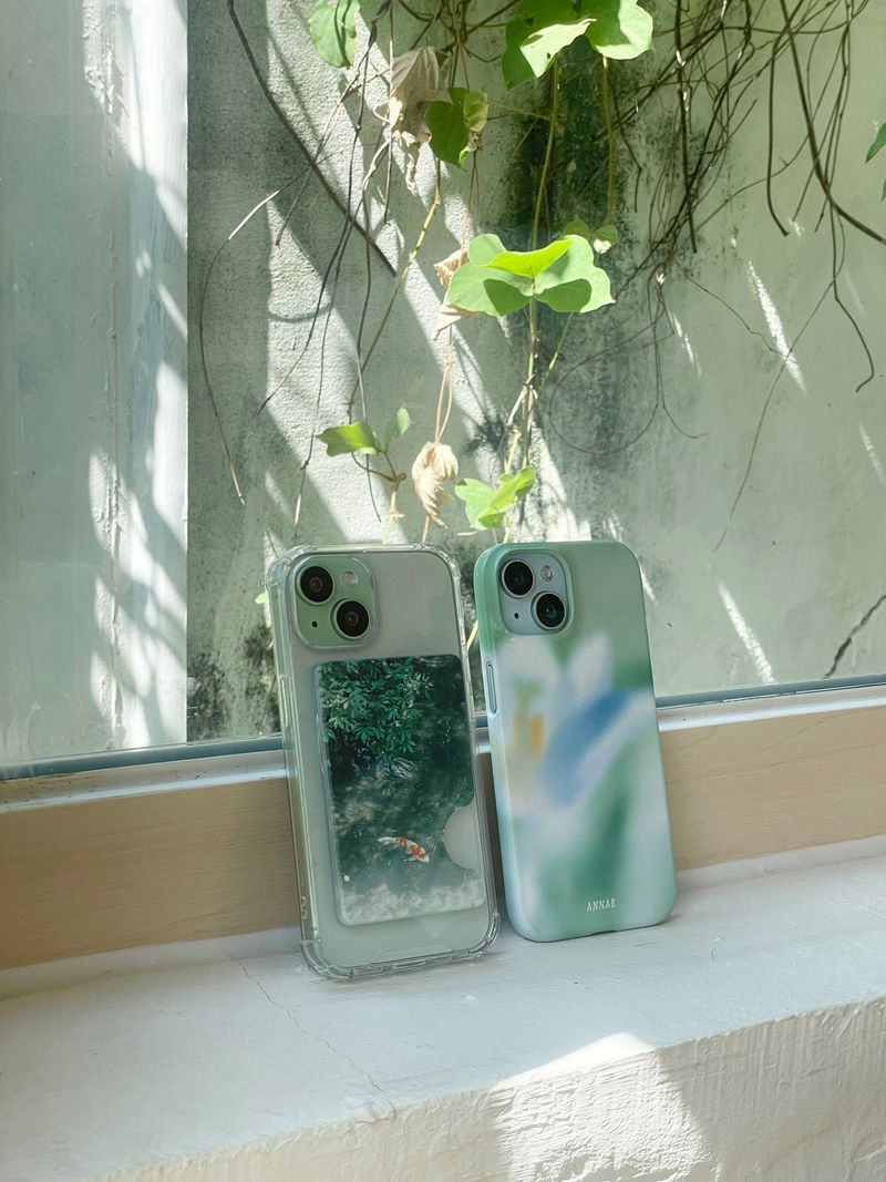 [green lily gradation hard case]