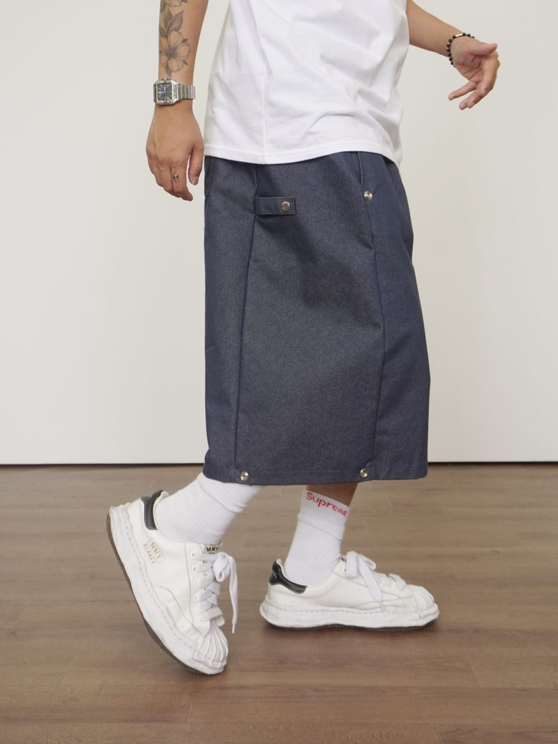 Fold Jeans 8-part Bermuda Pants 2C
