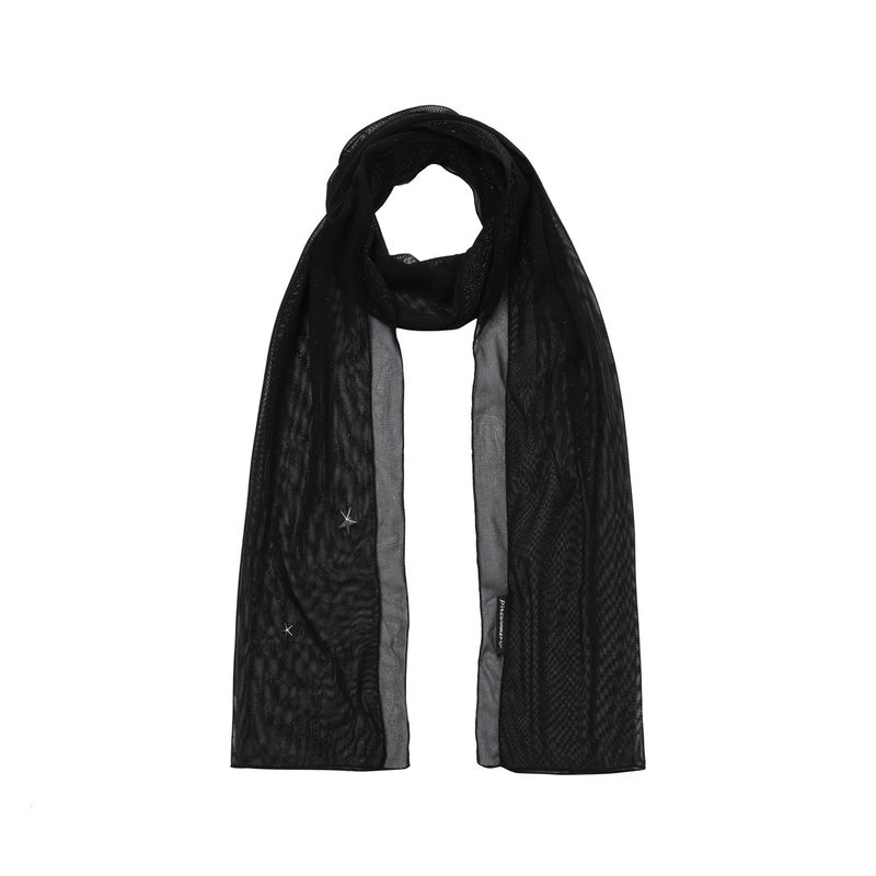 PINCUNOMARU（ピンクノマル）の「Twinkle star scarf (black)（Fashion Accessories）」