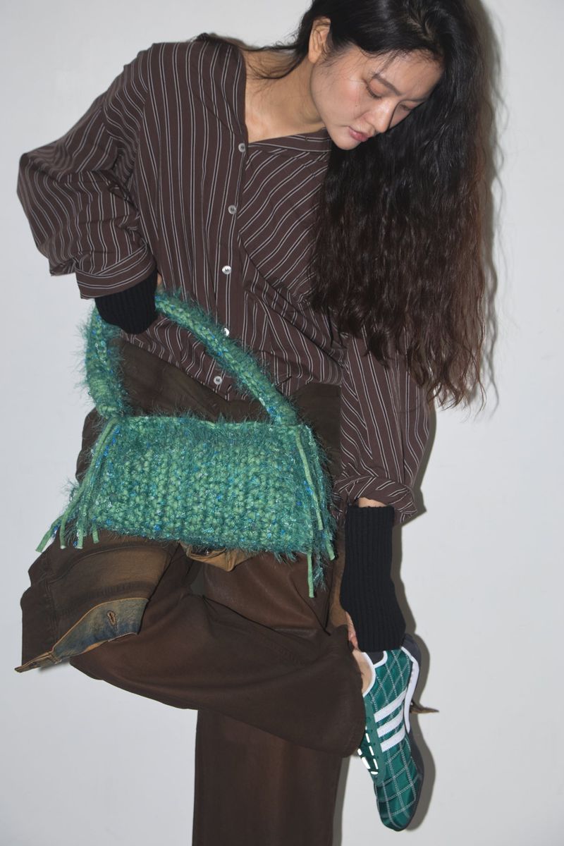 WOOLLY BAG_green