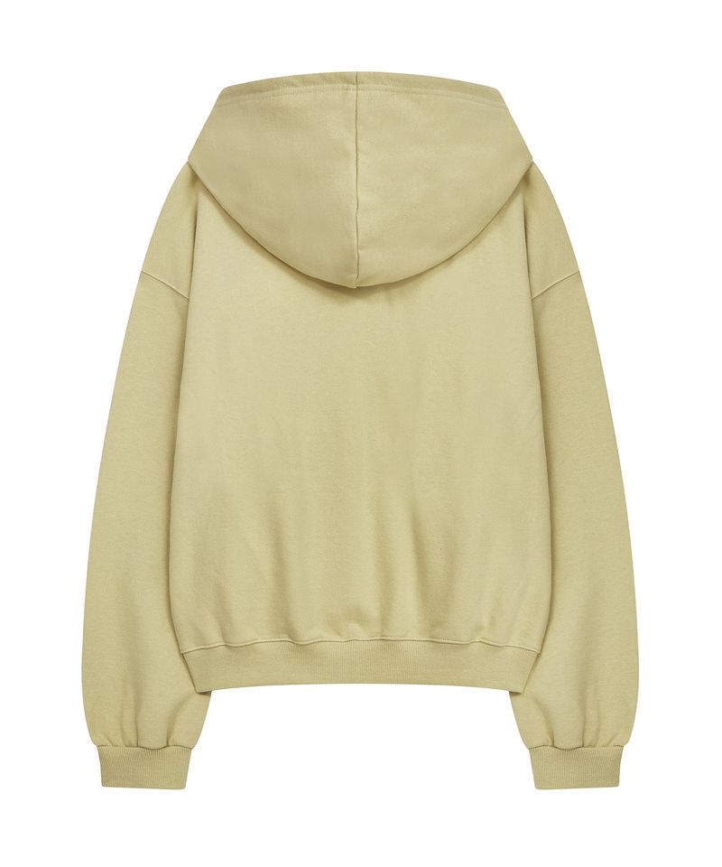 pt letter zip up (yellow)