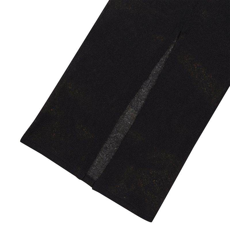 [24SS LSD COLLECTION] Bleach washed knit skirt_Black