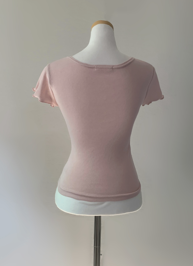 Puruni Ribbon Lace Top (light pink)