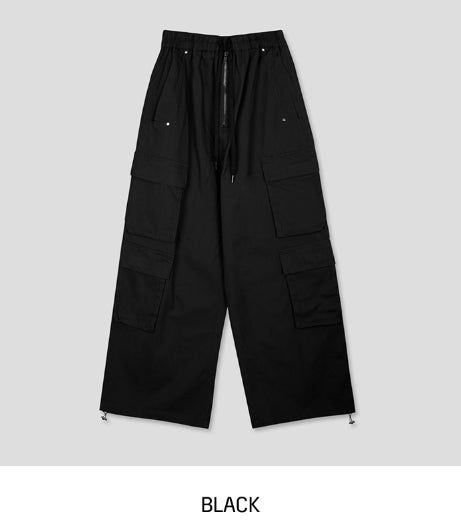 ruby zipper wide cargo pants