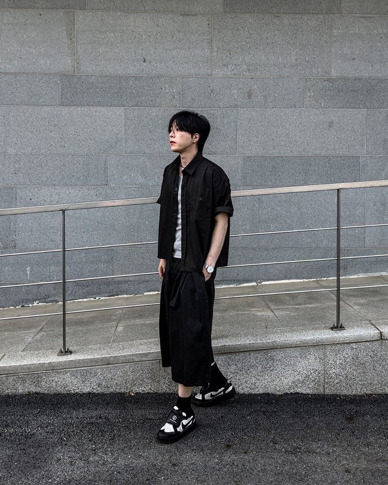 Kai Twin-Tuck Bermuda Slacks
