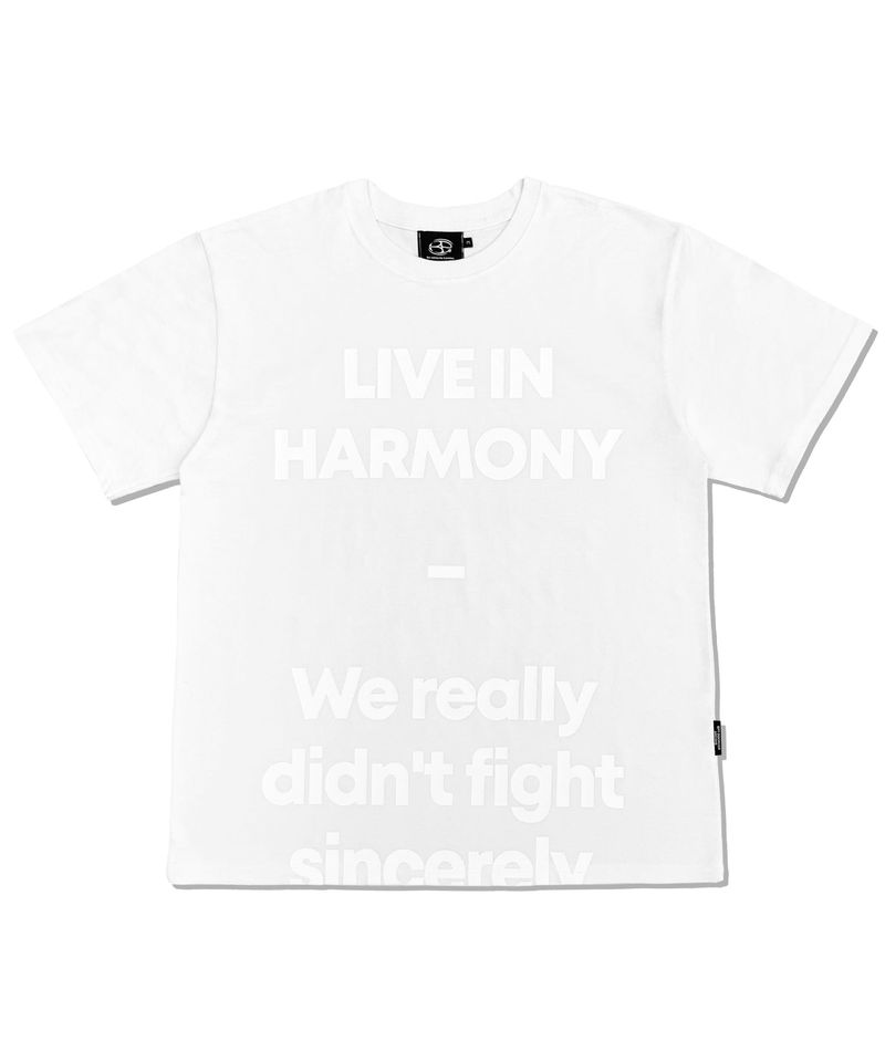 LIVE IN HARMONY TEE WHITE_WHITE