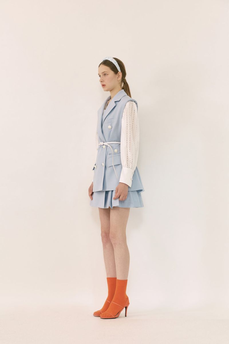 Belted vest